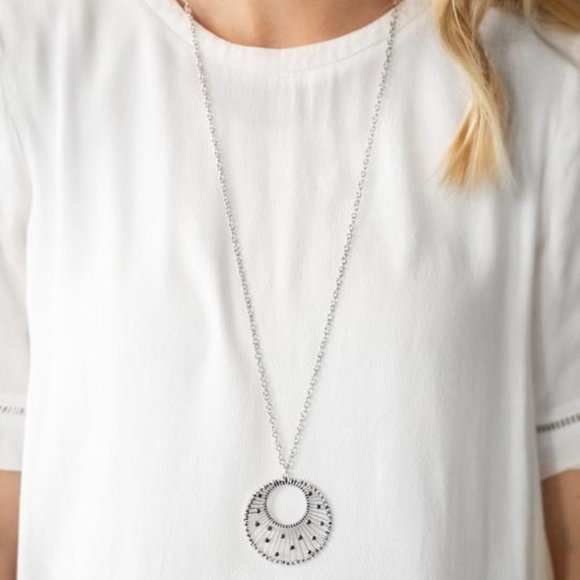 Urban Illumination Silver Necklace